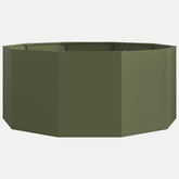 Donica Zielony oliwkowy 120 x 120 x 50 cm Stal