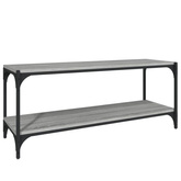 vidaXL Szafka pod TV, szary dąb sonoma, 100x33x41 cm