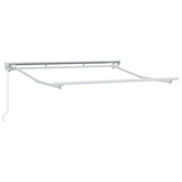 Rama markizy Z regulacją Biały 2,5 x 2 m Stal