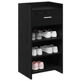 Szafka na buty Czarny dąb 48 x 36 x 92 cm Drewno inżynieryjne