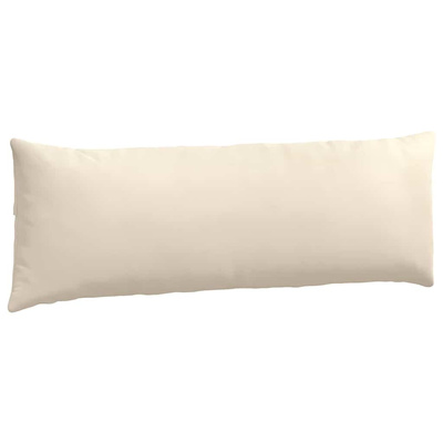Poduszki na sofę 2 pcs Beżowy 120 x 40 cm tkanina