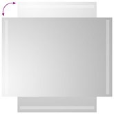 vidaXL Lustro łazienkowe z LED, 50x70 cm