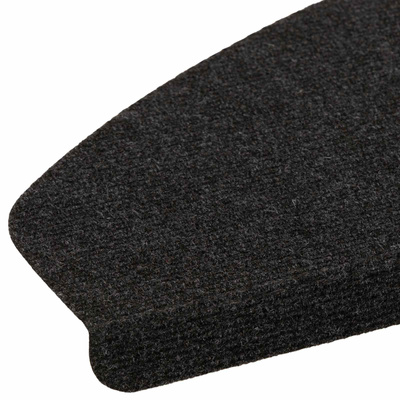 Samoprzylepne maty na schody 15 pcs antracytowy Tkanina filcowa