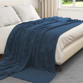 Koce narzutowe 6 pcs Granatowy 220 x 240 cm Polar