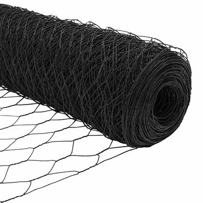 Ogrodzenie heksagonalne 0,5 x 10 m PVC Szary