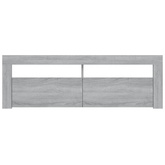 vidaXL Szafka pod TV z LED, szary dąb sonoma, 120x35x40 cm model standard