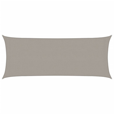 Żagiel przeciwsłoneczny, 160 g/m², jasnoszary, 2x4,5 m, HDPE