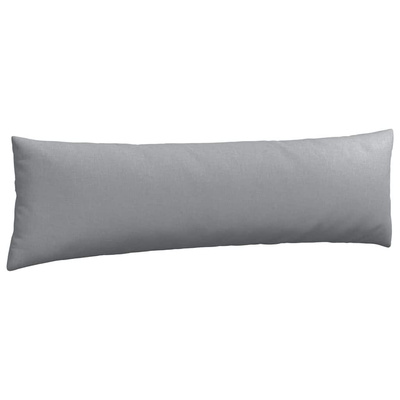 Poduszki na sofę 2 pcs Jasnoszary 145 x 40 cm tkanina