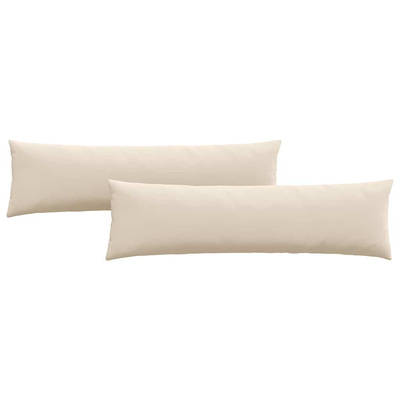 Poduszki na sofę 2 pcs Beżowy 145 x 40 cm tkanina
