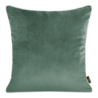 Velvet ciemnomiętowa 45x45 Poszewka