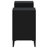 vidaXL Szafka pod TV, czarna, 160x35x55 cm, materiał drewnopochodny