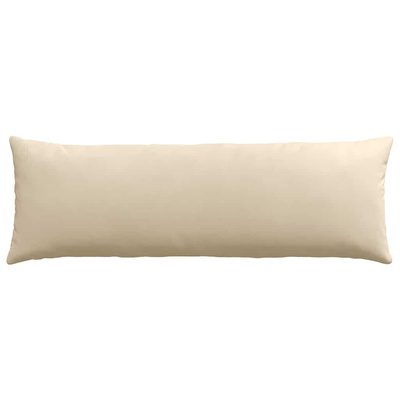 Poduszki na sofę 2 pcs Kremowy 120 x 40 cm tkanina
