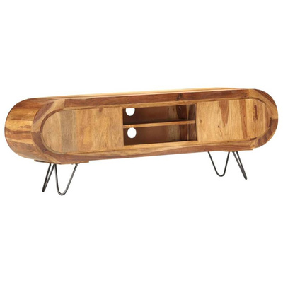 vidaXL Szafka pod TV, 140x30x45 cm, lite drewno sheesham