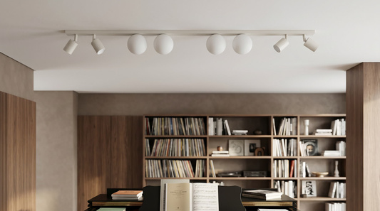 Lampa sufitowa nad stół do jadalni, kaszmir - biel K-6033 z serii NANO