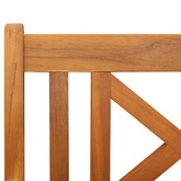 Ławka ogrodowa 110 x 56 x 90 cm Lite Drewno Akacji naturalny
