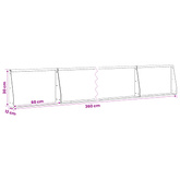 Mur oporowy 6 szt. 60 x 12 x 30 cm Stal Oliwkowy zielony