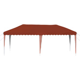 Namiot imprezowy rozkładany 575 x 290 x 245 cm terakota