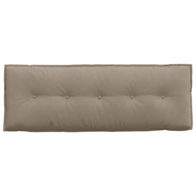 Poduszka na plecy Ciemnoszary 140 x 50 cm Tkanina mikrofibrowa