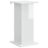Stojak na rośliny 2 pcs Biały wysoki połysk 30,5 x 30 x 60,5 cm