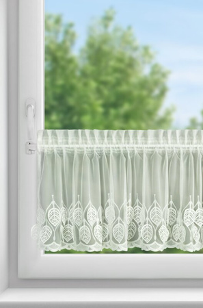 Firana Nira kremowa 150x40