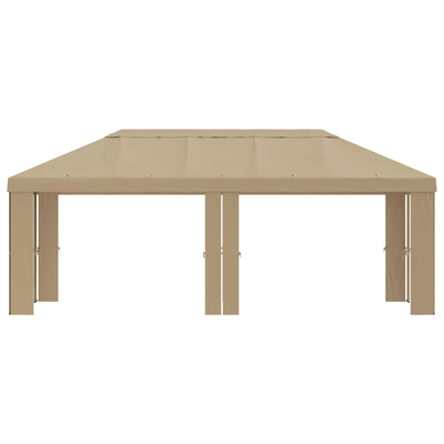 Pokrycie altany 6 x 3 m Beżowy Poliester 190 gsm