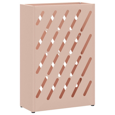 Stojak na Parasol Deszczowy różowy 28 x 12 x 41 cm Stal