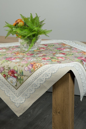 Obrus Oli oliwkowy 100x100