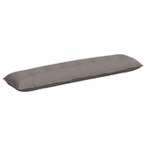 Poduszka na plecy Ciemnoszary 200 x 19 x 50 cm tkanina