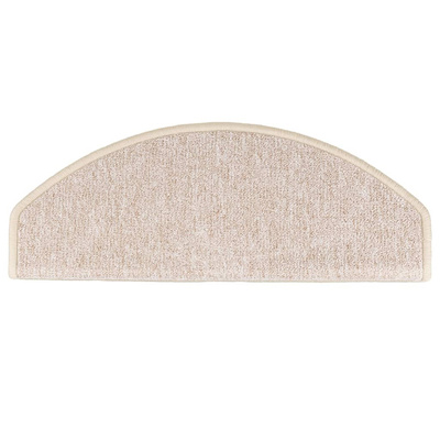 Maty na schody 10 szt. 65x24x4 cm Taupe Półokrągłe Duże