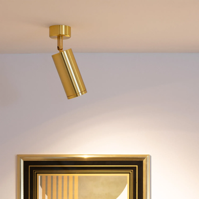 Lampa punktowa Natynkowa Nastawna złota Abruzzo Christiano 1xGU10