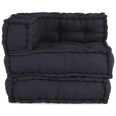 Modułowa sofa, antracytowa, 70x70x54, tkanina