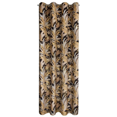 Zasłona Adel czarna 140x250