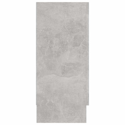 Witryna, szarość betonu 120x30,5x70 cm, materiał drewnopochodny
