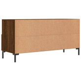 vidaXL Szafka pod TV, brązowy dąb, 102x36x50 cm