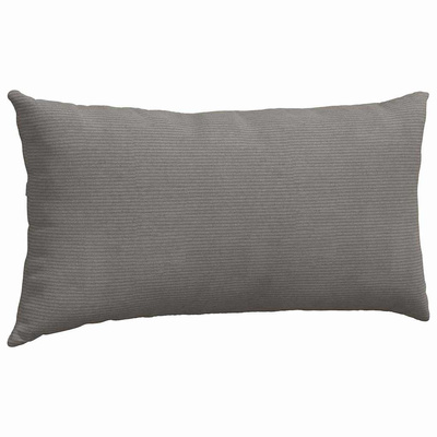 Poduszki na sofę 2 pcs Jasnoszary 80 x 40 cm Tkanina sztruksowa