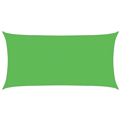 Żagiel przeciwsłoneczny, 160 g/m?, jasnozielony, 4x7 m, HDPE
