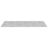 Stopień Prostokątny 2 pcs Srebrny 50 x 25 cm Aluminium