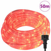 Lina świetlna z 1200 diodami LED Czerwony 50 m PVC