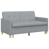 Rozkładana sofa jasnoszary 154 x 94,5 x 80,5 cm