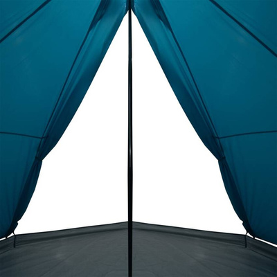 vidaXL Namiot rodzinny tipi, 8-os., niebieski, wodoszczelny model standard