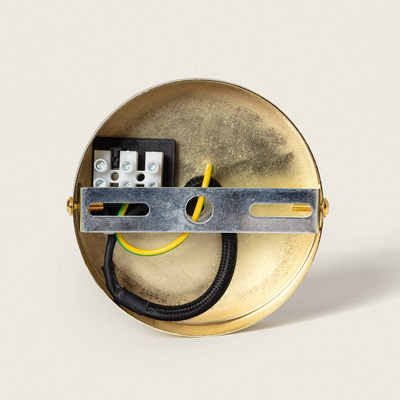 Lampa Wisząca Szklana Bursztynowo E14 15cm Abruzzo Koloreno