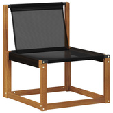 Środkowa sofa ogrodowa Lite Drewno Akacji naturalny