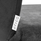 4Rico Hoker barowy QS-B801 aksamit szary 147830