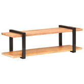 vidaXL Szafka pod TV, 130 x 40 x 40 cm, lite drewno akacjowe