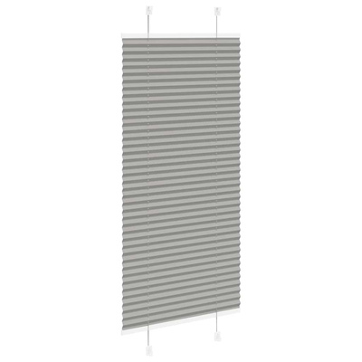 Roleta plisowana antracytowa 65x100 cm Szerokość tkaniny 64,4cm