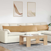 Poduszki na sofę 2 pcs Brązowy 200 x 40 cm Tkanina sztruksowa