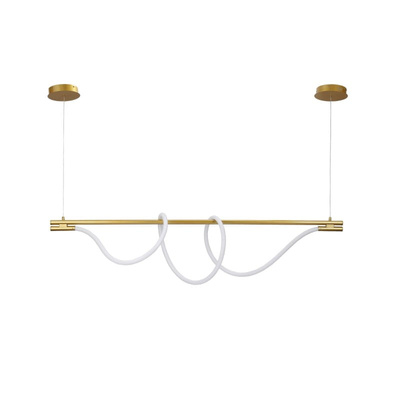 Nowoczesna spiralna lampa wisząca Czarna 150cm 360° 45W 3000K Abruzzo Spirali