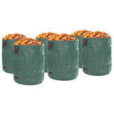 Torby na odpady do ogrodu 12 pcs Zielony 79 x 79 x 99,5 cm