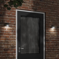 Kinkiet zewnętrzny, czarny, odlewane aluminium