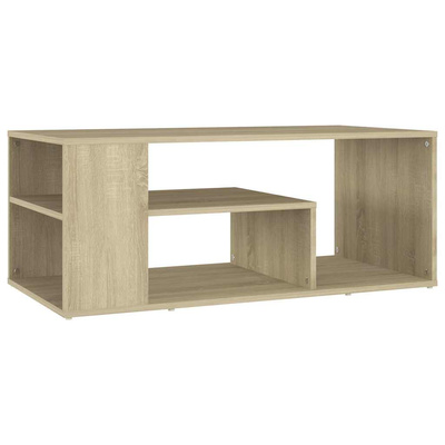 Stolik kawowy, dąb sonoma 100x50x40 cm materiał drewnopochodny